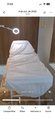 Maca estética reclinável