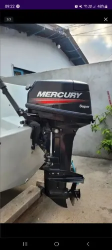 Motor de Popa Mercury Super 15HP - Ano 2018 - Revisado