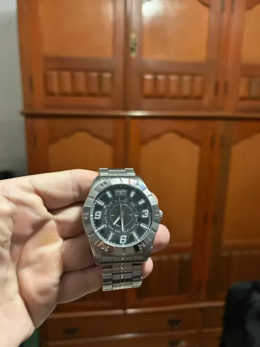 RELÓGIO TECHNOS MASCULINO PRATA