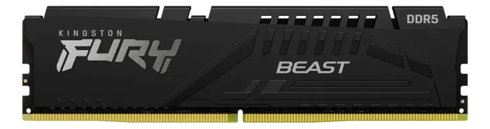 Memória RAM Para PC DDR5 5600mhz Cl40 16GB 1x16gb Kingston Fury Beast KF556C40BB-16 PC Gam