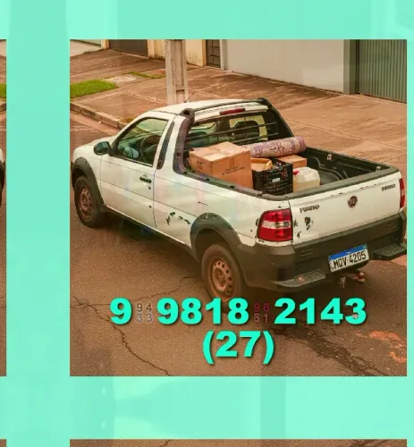frete para bairros de Jardim Limoeiro, Vila Velha e São Torquato! rapidez e segurança!