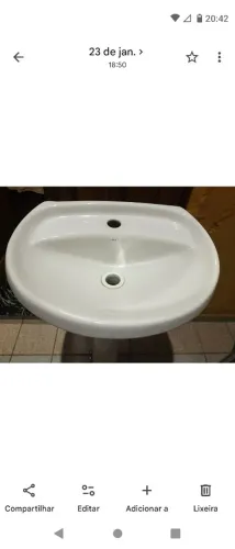 LAVATÓRIO E COLUNA DECA.