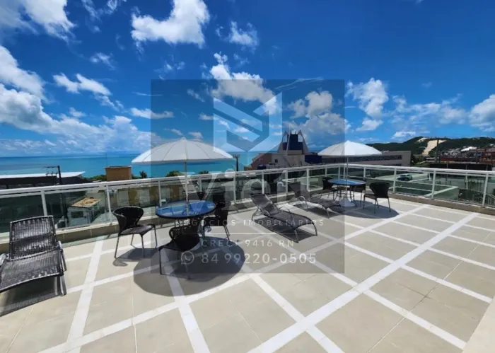 Apartamento para locação em Natal-RN, Ponta Negra: 2 quartos, 1 suíte, 2 banheiros, 57m². 