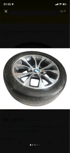 Jogo rodas BMW x1 aro 16 5 furos 