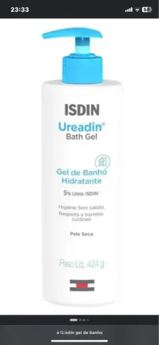 Isdin gel de banho hidratante 424g 