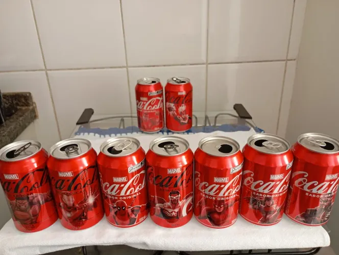 Latinhas da coca cola Colecionáveis 