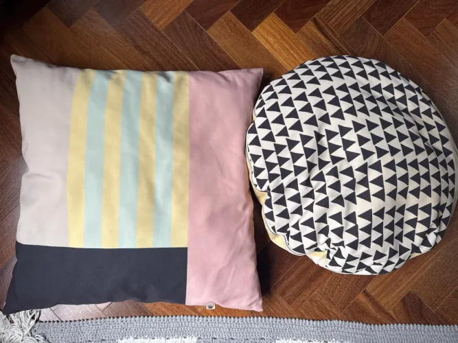 2 CAPAS DE ALMOFADA COSÍ HOME COM ZÍPER