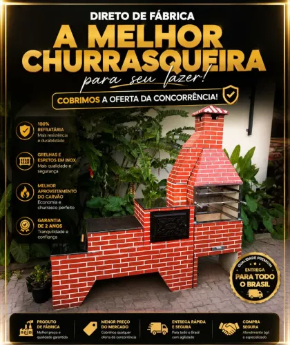 CHURRASQUEIRA DIRETO DE FABRICA