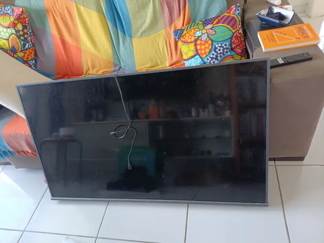 TV ? 55 TCL polegadas TELA PRETA DO SAI O SOM