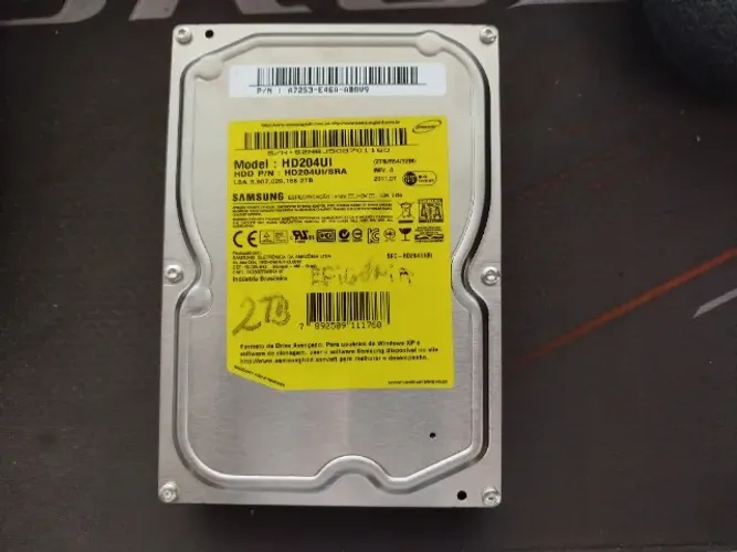HD Samsung 2TB SATAII 32MB 5400RPM