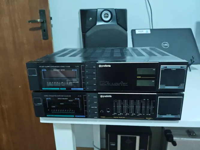 Amplificador +Turner A-175 e T-275 e par de caixas