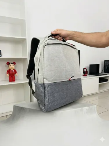 Mochila Para Notebook até 17 Polegadas Nova Cinza Acolchoada