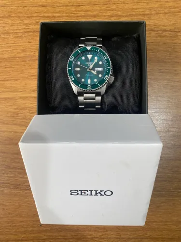 Relógio Seiko 5 Sports Automático (SRPD61) Verde - Excelente Estado