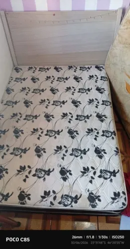 Cama box casal conjugada