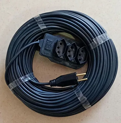 Extensão Elétrica 50 Metros 10A - Novo