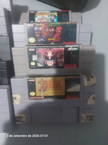 Jogos originais super nes