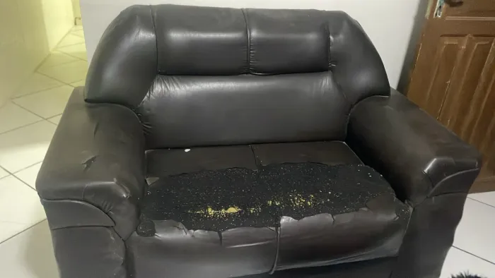 Vendo 2 sofás de couro