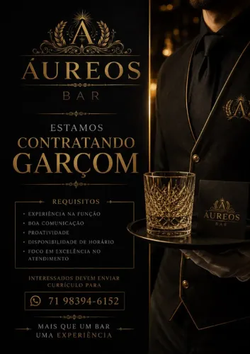 Vaga para Garçom