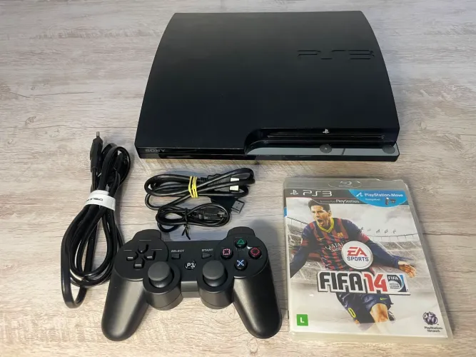 PS3 Slim Desb. 320 GB CFW - Envio OLX Pay