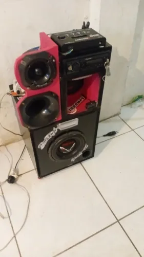 Caixa bob som automotivo 
