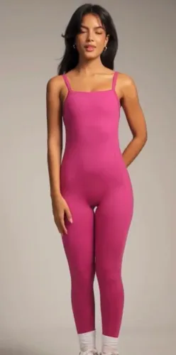 Macacão fitnesss Pink