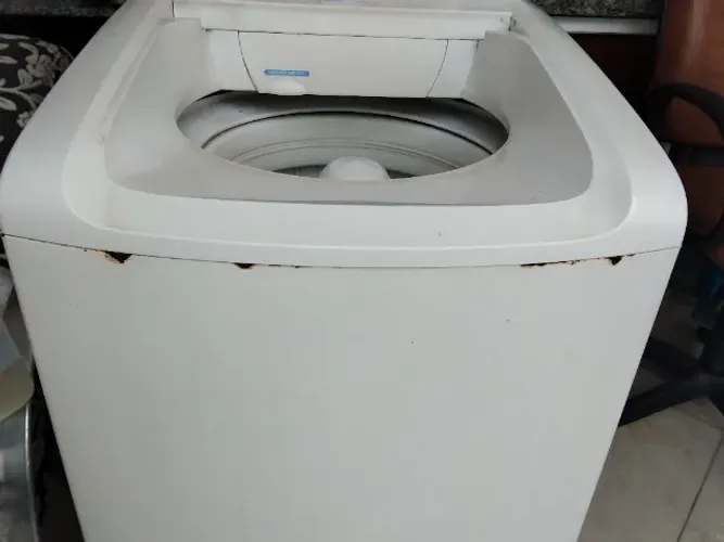 Máquina de lavar electrolux 10 kilos funcionando