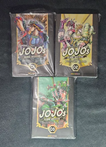 JoJo's Bizarre Adventure Parte 1 Phantom Blood Completa Vol. 1 ao 3