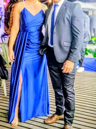 Vestido longo de festa