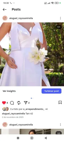 Vestido nova (aluguel)