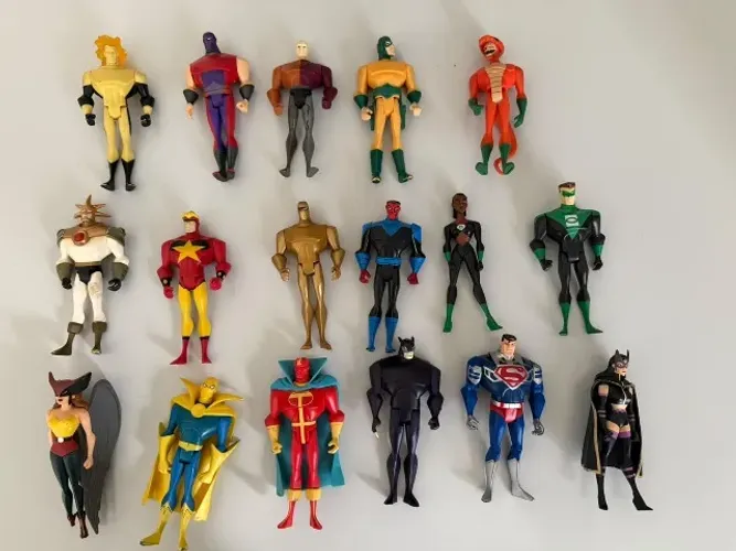 Lote Coleção DC Justice League Unlimited JLU Mattel