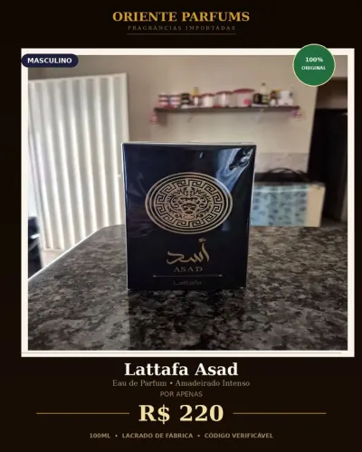 Perfume Árabe Lattafa Asad