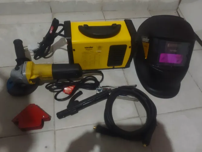 Kit Solda + Esmerilhadeira Vonder