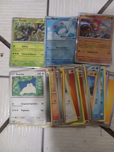 33 cartinhas de pokemon originais