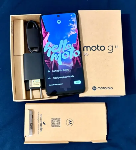 Motorola Moto G34, 5G, 128GB, Preto