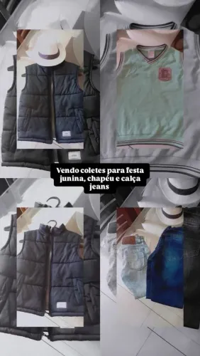Coletes e chapéu 