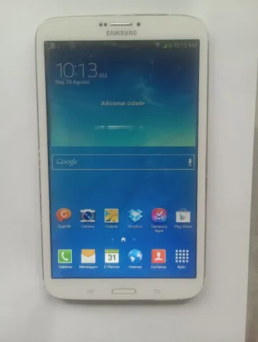 Tablet Samsung SM-T311 Tela de 8 polegadas com carregador.