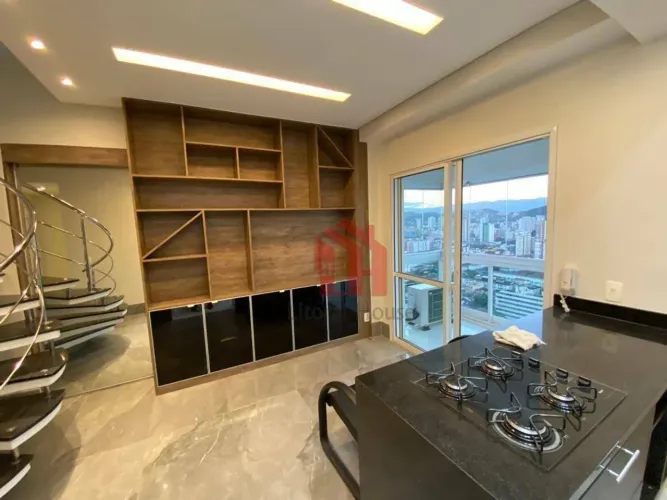Cobertura com 2 dormitórios para alugar, 96 m² por R$ 7.000,01/mês - Boqueirão - Santos/SP