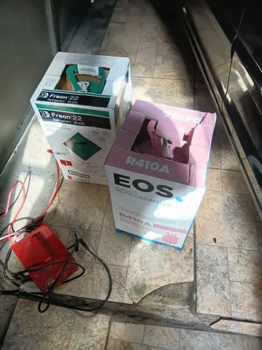 Gás refrigerante R410 eos e R22 chemours