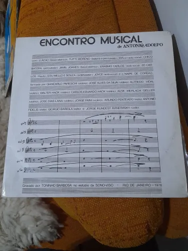 Lp vinil encontro musical de Antônio adolfo