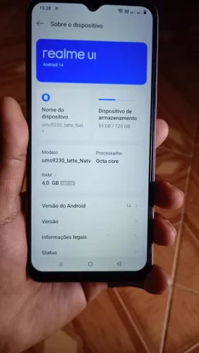 Celular reaumi UI 128 gigas 600 reias