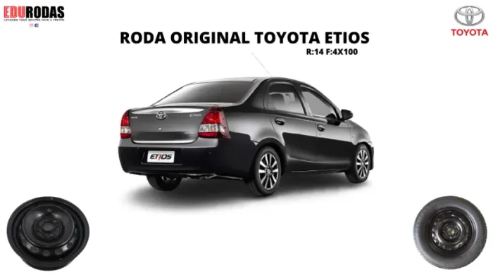 Estepe Toyota Etios Original Roda + Pneu
