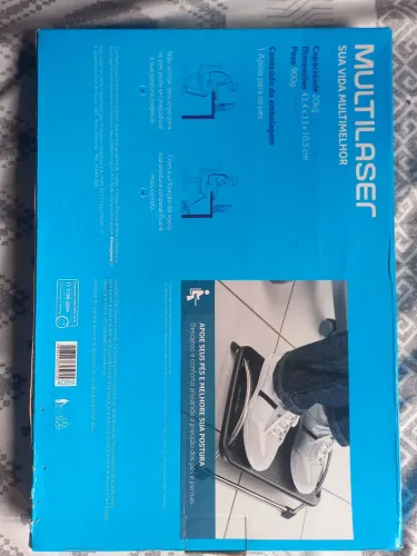 Apoio Suporte Ergonomico Para Pes Angulavel Multilaser Ac059