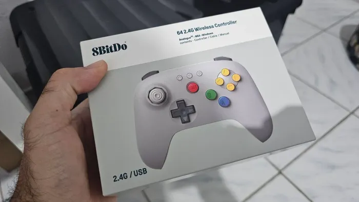 Controle N64 Nintendo 64 Wireless 2.4ghz