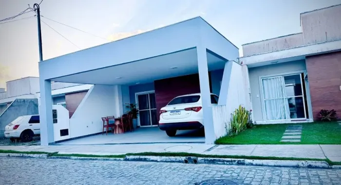 Casa mobiliada 2/4 sendo 2 suítes no condomínio América Houses