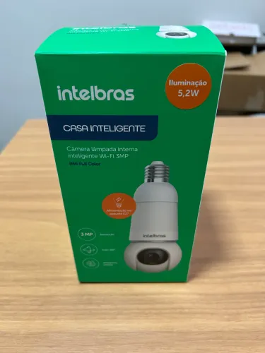 Câmera lâmpada interna IM6 Wi-Fi 3Mp Intelbras 