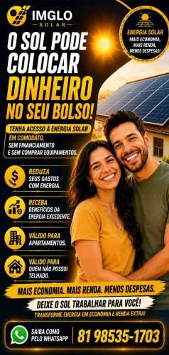 Energia solar em comodato