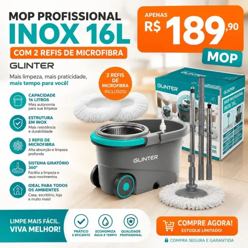 Mop profissional glinter 