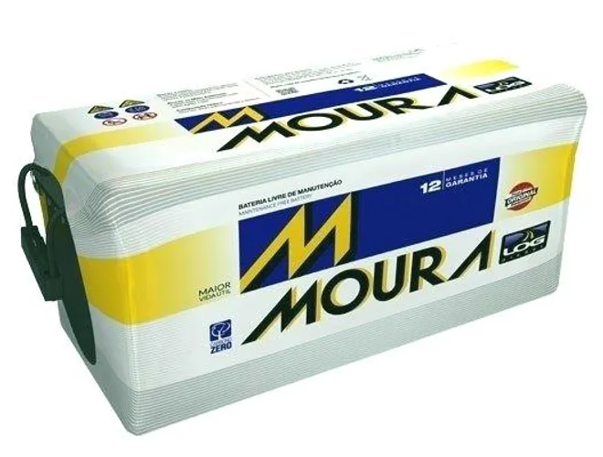 Bateria 100Ah amperes Moura original 15 meses garantia 700cca Promoçao