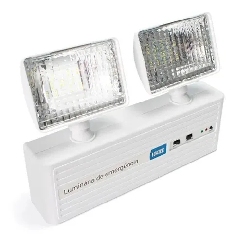 Luminária De Emergência 6500k Bivolt 8w Luatek Lk-731