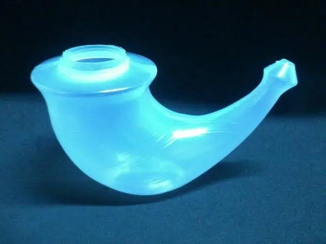 Lavador nasal, Lota para gripe sinusite renite e resfriados. Passo cartão
